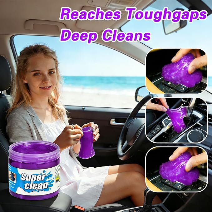 Car Cleaning Gel 2-Pack – Universal Car Cleaning Putty - Image 5