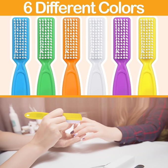 Mifoci 120 Pcs Handle Grip Nail Brush - Image 4