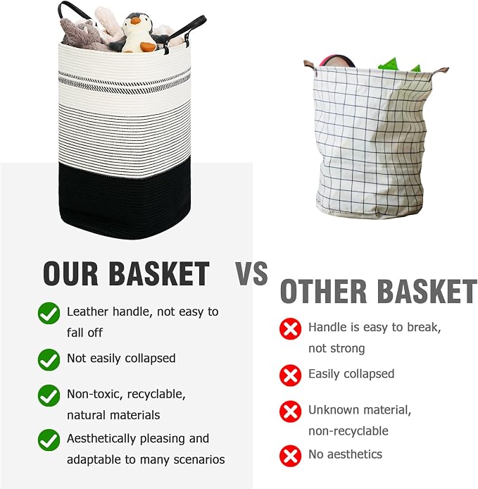 danpinera 75L Woven Laundry Hamper - Image 6