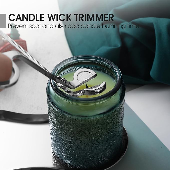 PATOISE 3 in 1 Candle Accessory Set, Candle Wick Trimmer Cutter, Candle Snuffer - Image 4