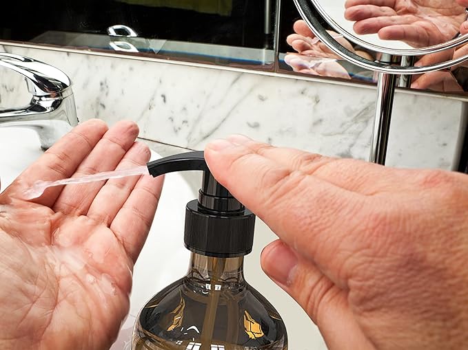 2 PCS 10 OZ Pump Bottle Plastic Pump Lotion Dispenser Empty Bottles Refillable - Image 4