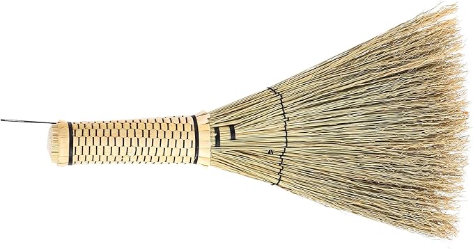 BESPORTBLE Handheld Straw Broom 26cm Mini Woven Corn Broom Manual Cleaning Brush by BESPORTBLE