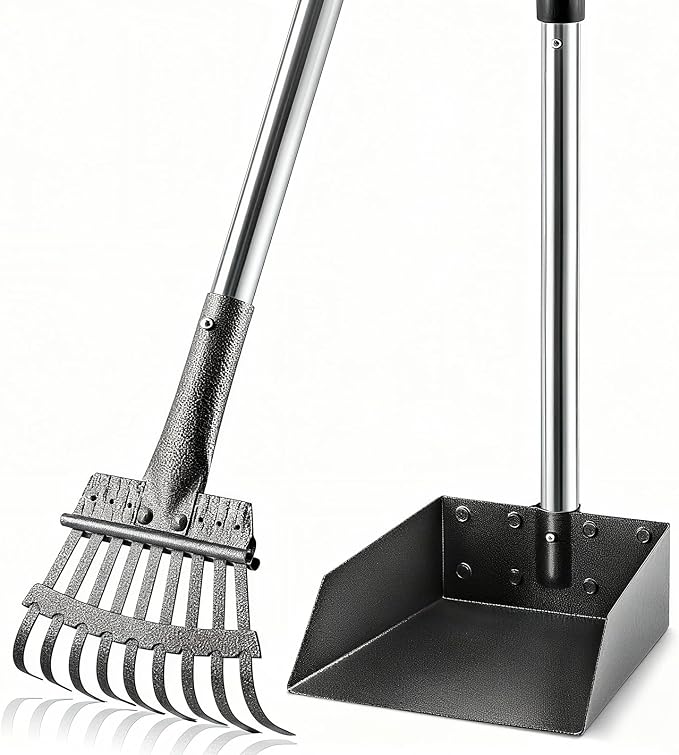 Pooper Scooper, Long Handle Pet Supplies Dog Pooper Scooper by ROIUBPO