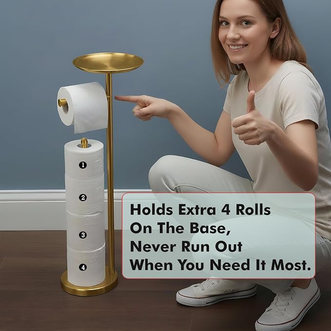 Freestanding Toilet Paper Holder - Image 4