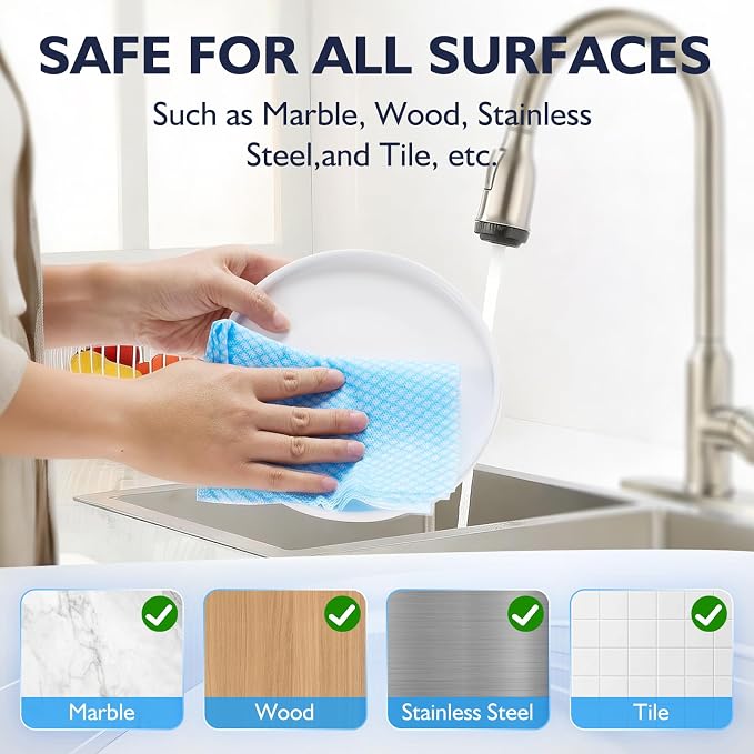 60 Pack 13.8×15.7 in Disposable Dish Cloths - Image 4