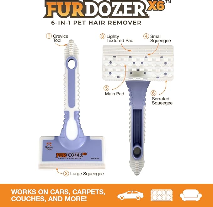 FurDozer Pet Hair Remover & Auto Detailing Tools - Image 2