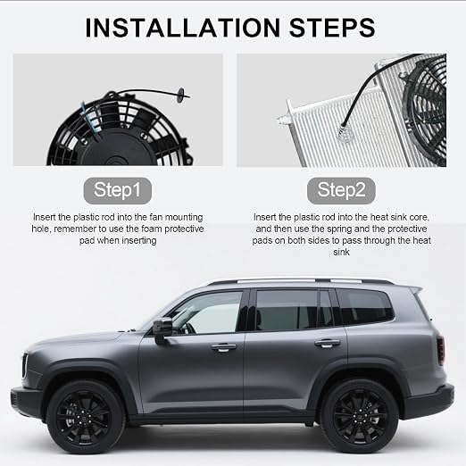 41pcs Car Fan Mounting Kit, Universal Electric Radiator Fan Mount Kit - Image 5