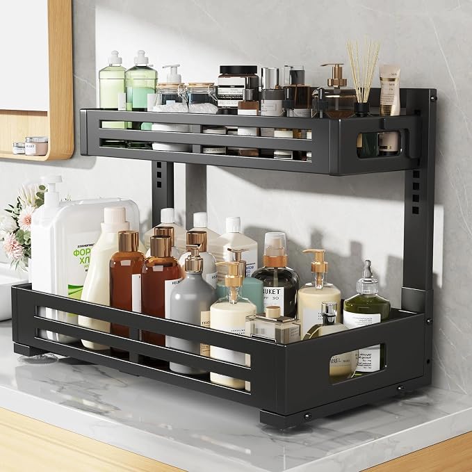 2 Pack 21IN-Depth Under Sink Organizer, Pull Out Cabinet Organizer - Image 5