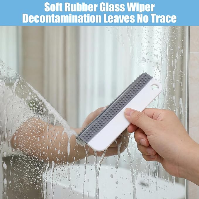 Small Rubber Squeegee, All-Purpose Mini Soft Rubber Window Squeegee Silicone - Image 4