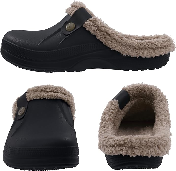 Beslip Classic Fur Lined Clogs Waterproof Winter Fuzzy Slippers - Image 2