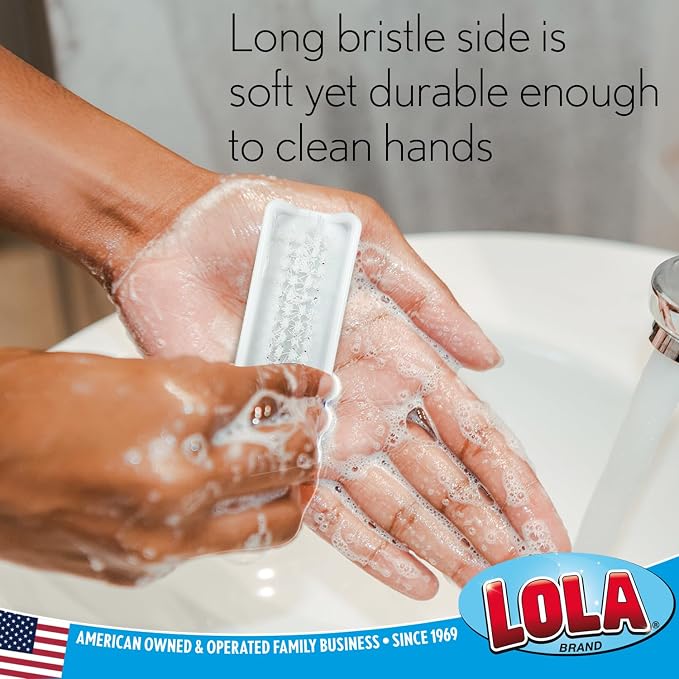 LOLA Classic Hand & Nail Brush, 2 Sided - Image 4