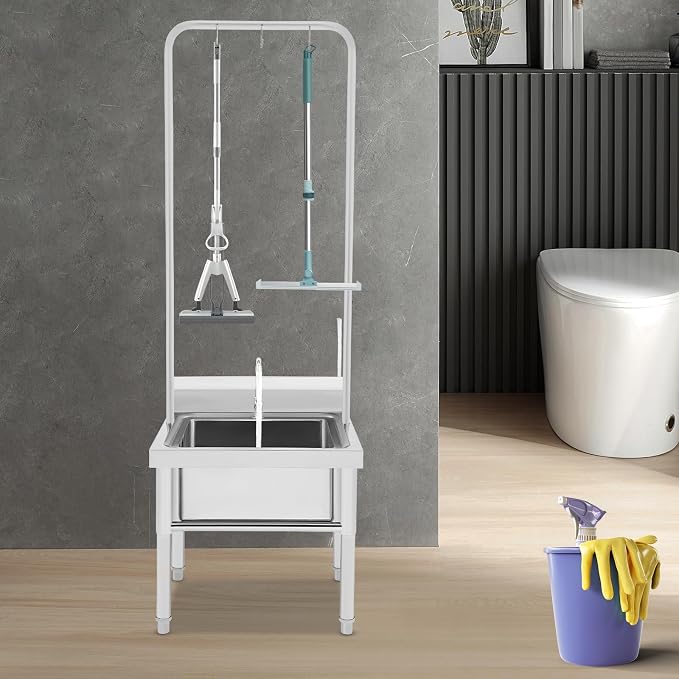 Stainless Steel Floor Mop Sink, Freestanding Mop Sink - Image 3