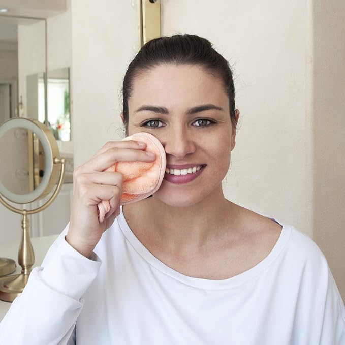 Eurow Reusable Makeup Remover Cloths, Soft Microfiber Face Towels - Image 3