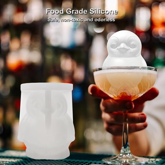 3D Penguin Ice Cube Silicone Molds Tray - Image 4