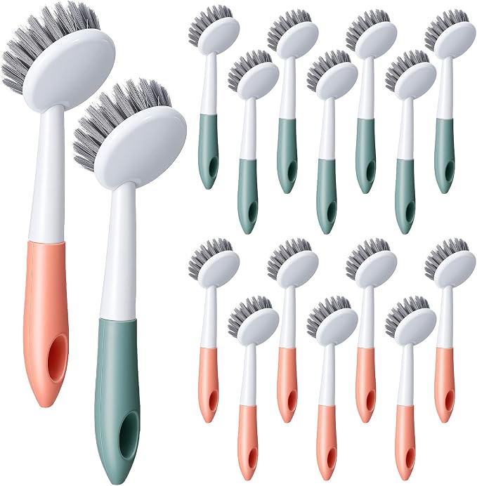 16 Pack Kitchen Scrub Dish Brush - Image 8