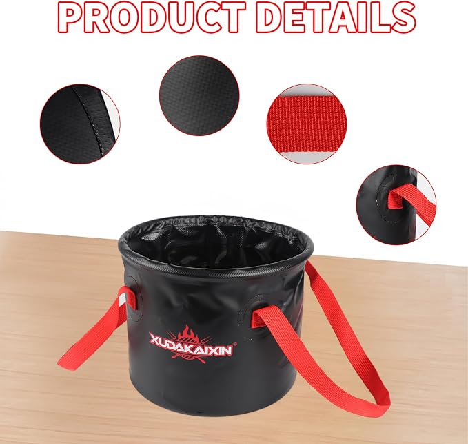 Grill Brush Collapsible Water Bucket - Image 5