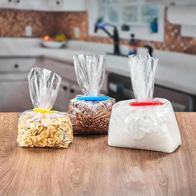 Keenpioneer Bag Sealing Clips for Food and Snack Storage, Decorating/Icing Bag - Image 5