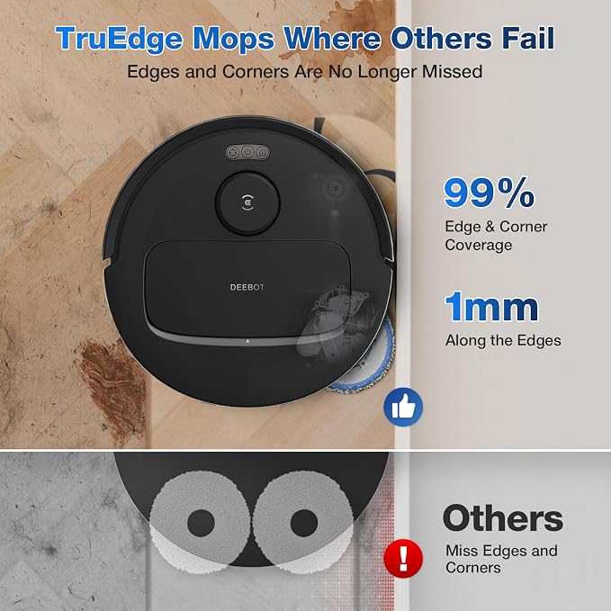 ECOVACS DEEBOT N30 PRO OMNI Robot Vacuum and Mop, 10000Pa Suction, TruEdge - Image 2