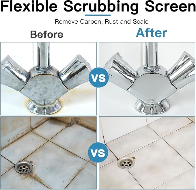 Cleaning Screen, 5.5x4 Inch Upgraded Toilet Cleaner Hard Water 15PCS Toilet - Image 3