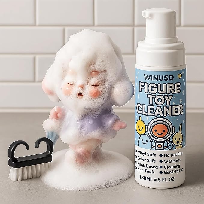 Figure & Plush Toy Cleaner - 5oz Foam Spray - Image 5