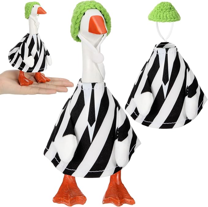 Abbylike Thanksgiving Mini Desk Goose Outfits 7 Inch Magnetic Silly Goose by Abbylike