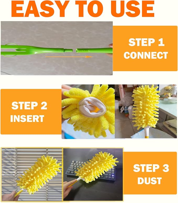 Duster Refill for Swiffer Duster, Reusable Duster Refill Compatible - Image 6