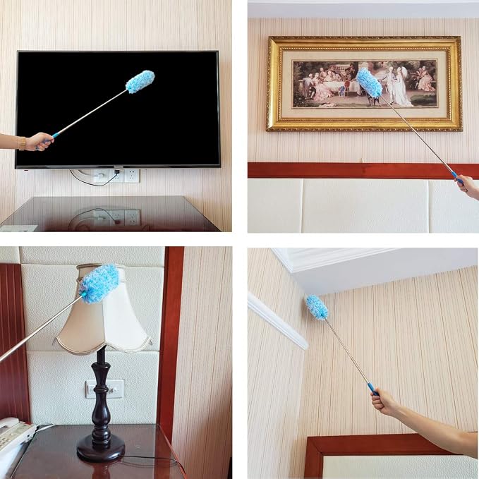 4 Pcs, Hand Microfibre Cleaning Tool Extendables - Image 5