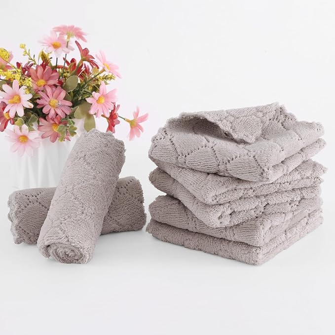 Homaxy 18 Pack Kitchen Dish Cloths, Super Soft and Absorbent Coral Velvet Dish - Image 6
