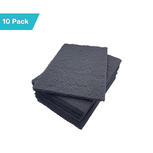 VSM 10-Pack: 6" x 9", Non-Woven Hand Pad, Silicon Carbide Grains, Rust and - Image 2
