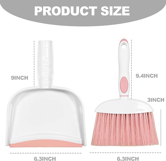 Mini Broom and Dustpan Set Small Broom - Image 6