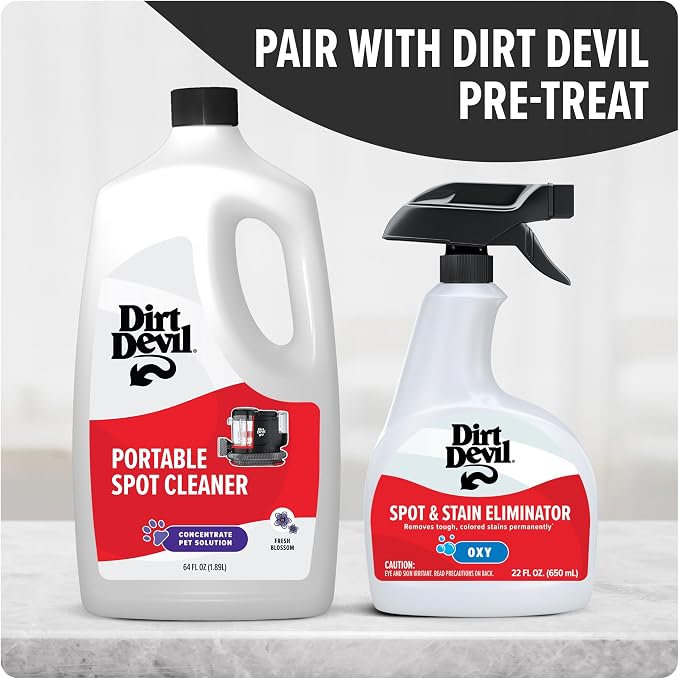 Dirt Devil Pet Portable Spot Cleaner Solution, 64 oz., Fresh Blossom Scent - Image 7