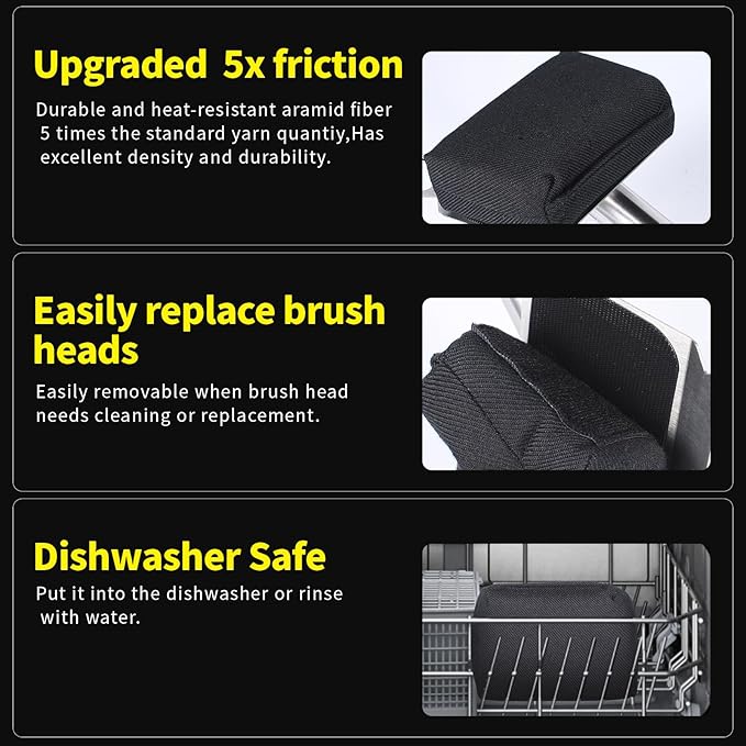Steam Grill Brush Bristle Free, Grill Cleaner - Image 6