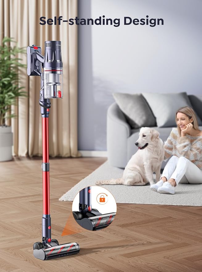 Cordless Vacuum Cleaner, 600W 50Kpa 65Mins Vacuum Cleaners - Image 4