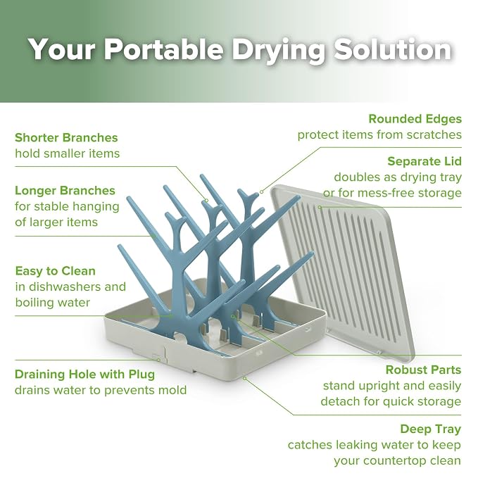 haakaa Portable Baby Bottle Drying Rack - Image 4