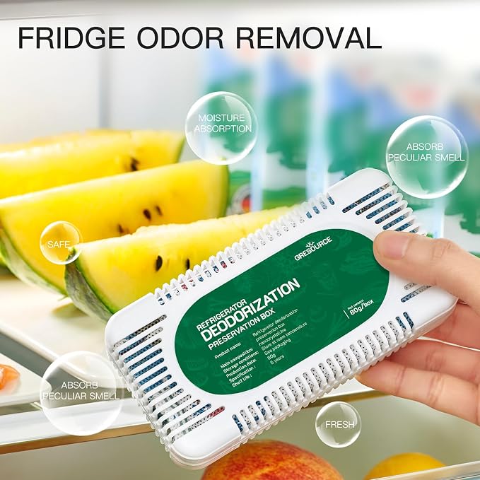 6 Pack Fridge Deodorizer, Refrigerator and Freezer Deodorizer Odor Eliminator - Image 2