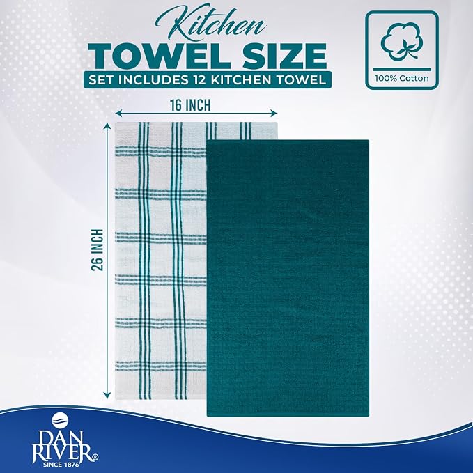 DAN RIVER Premium Kitchen Towels - Image 2
