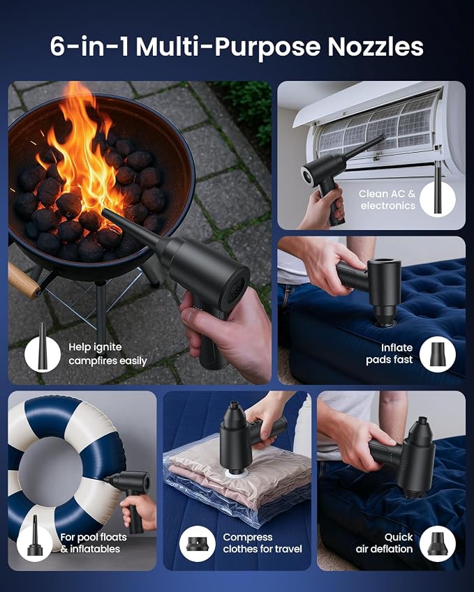 Electric Air Duster – 150000RPM Powerful Compressed Air Duster - Image 5