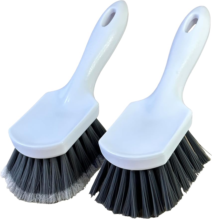 Short Handle Car Wheel and Tire Brush | Auto Detailing Car Wash Brush | Deep by Unknown