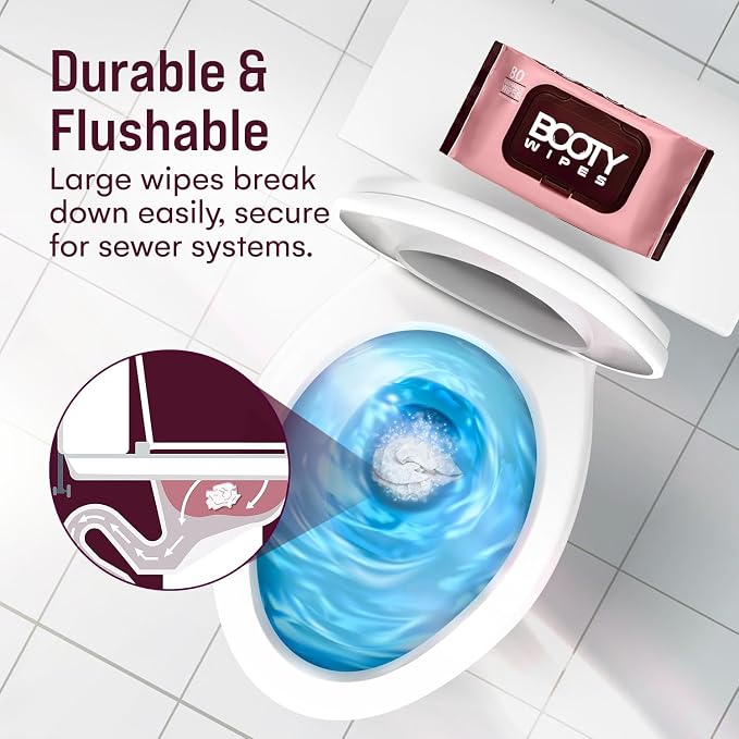 BOOTY WIPES Flushable Wipes for Women - Image 5