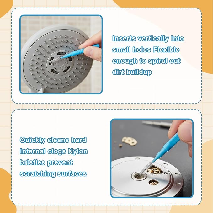 70Pcs Shower Head Cleaning Brush 2 Design Shower Head Cleaner Tool - Image 4