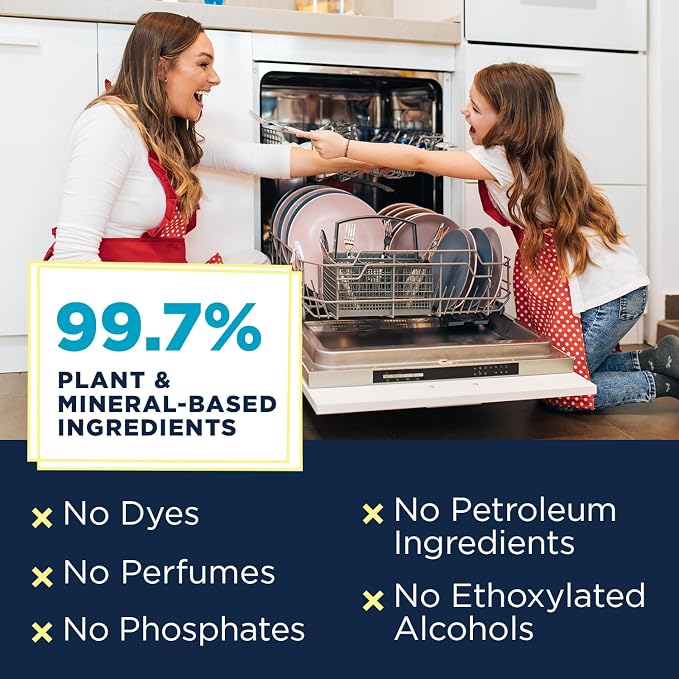 Nature Clean All Natural Dishwasher Rinse Aid Cleaner, Liquid Dishwasher Rinse - Image 2
