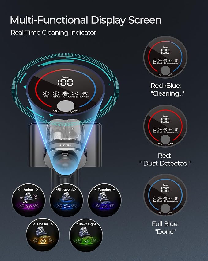 Powerful Mattress Bed Vacuum Cleaner, 2-Speed Mattress Vacuum - Image 4