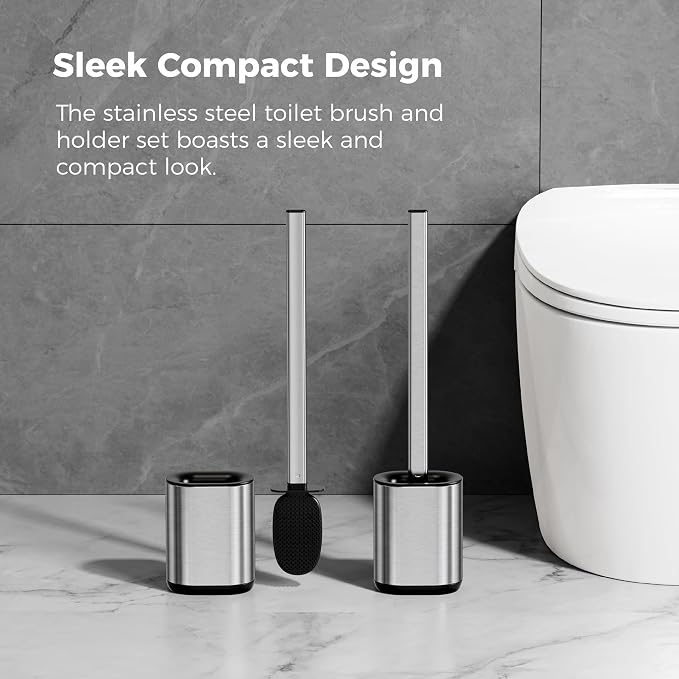 Toilet Brush and Holder Set Toilet Cleaning Brush - Image 7