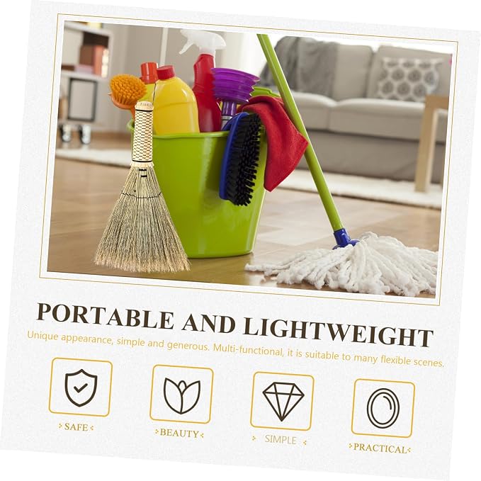 Garneck Household Old Fashioned Handle Duster Wedding Toddler Cleaning Supplies - Image 9