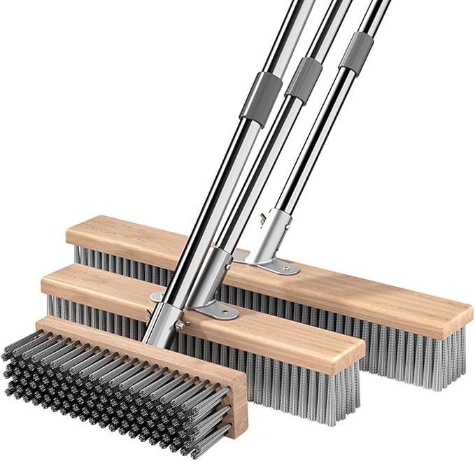 Stainless Steel Scrub Brush for Strong on Patio Driveway and Bathroom Hard - Image 7