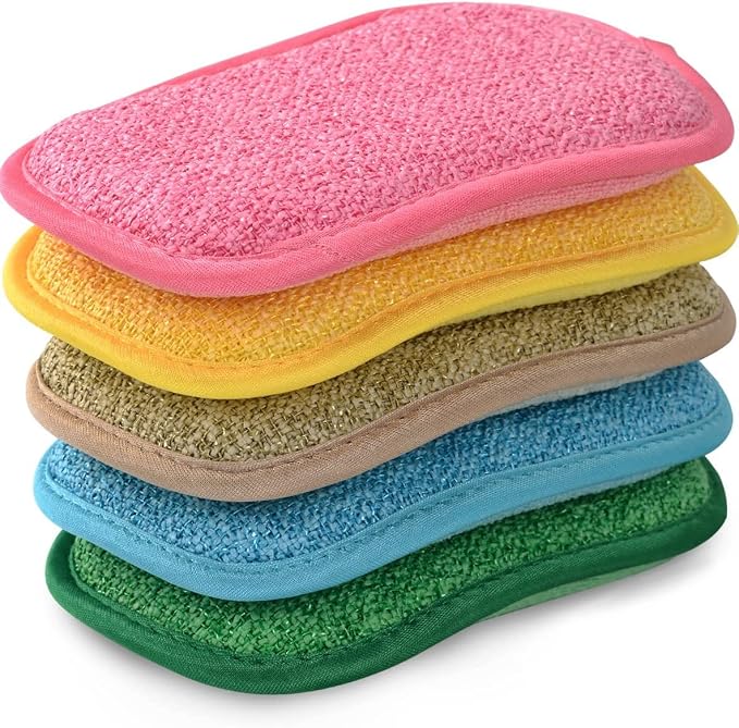 Multipurpose Kitchen Scrub Sponges, Heavy Duty Cleaning Non-Scratch Scrub Sponge by Unknown