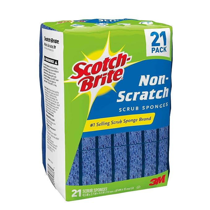 Scotch-Brite 21 Pack Non-Scratch Scrub Sponges by Scotch-Brite