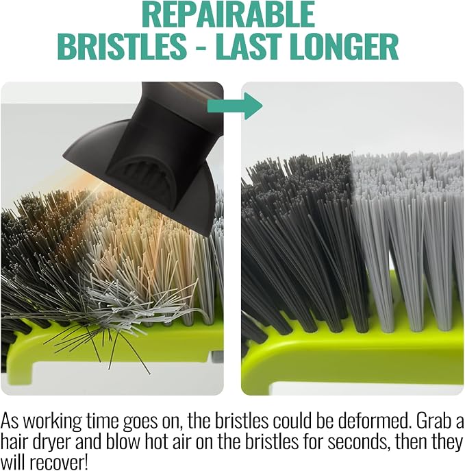 18" Pool Brush Head for Cleaning Swimming Pool Walls, Curved Ends - Image 5