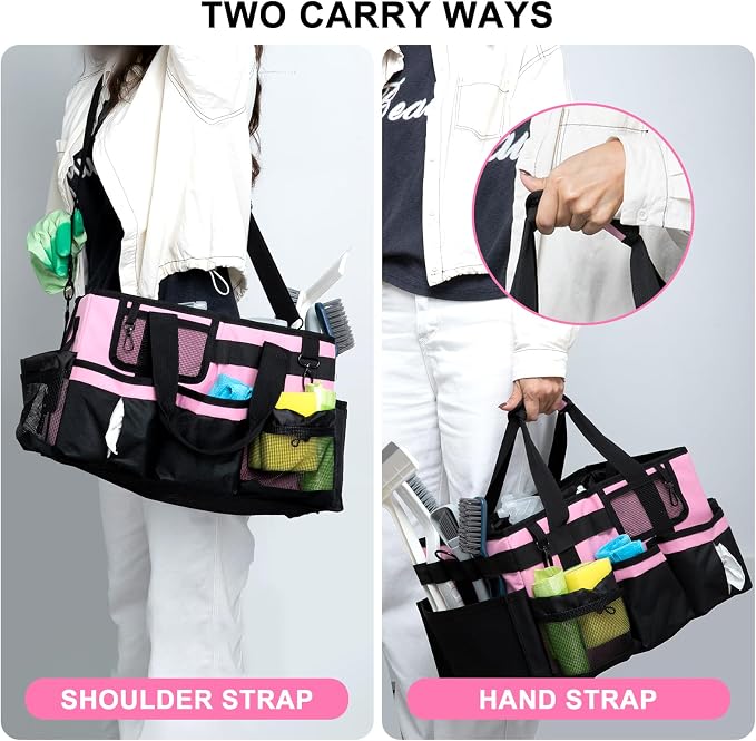 Large Cleaning Caddy Bag with Built-in Support Board, Wearable Cleaning - Image 3