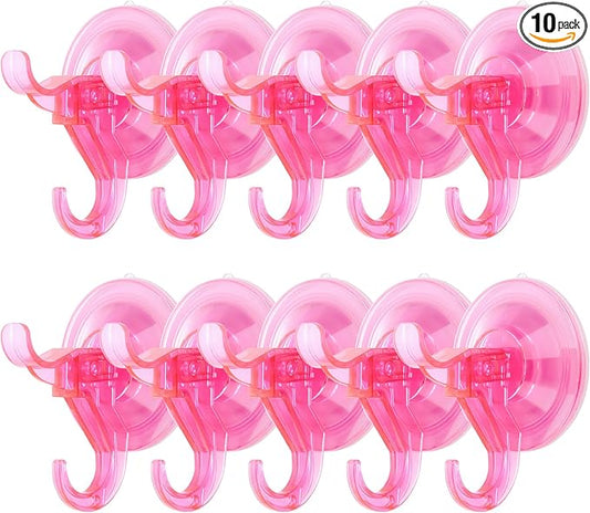 Antimbee Suction Cup Hooks, 10 Pack Reusable Suction Cup Hangers, Removable by Antimbee